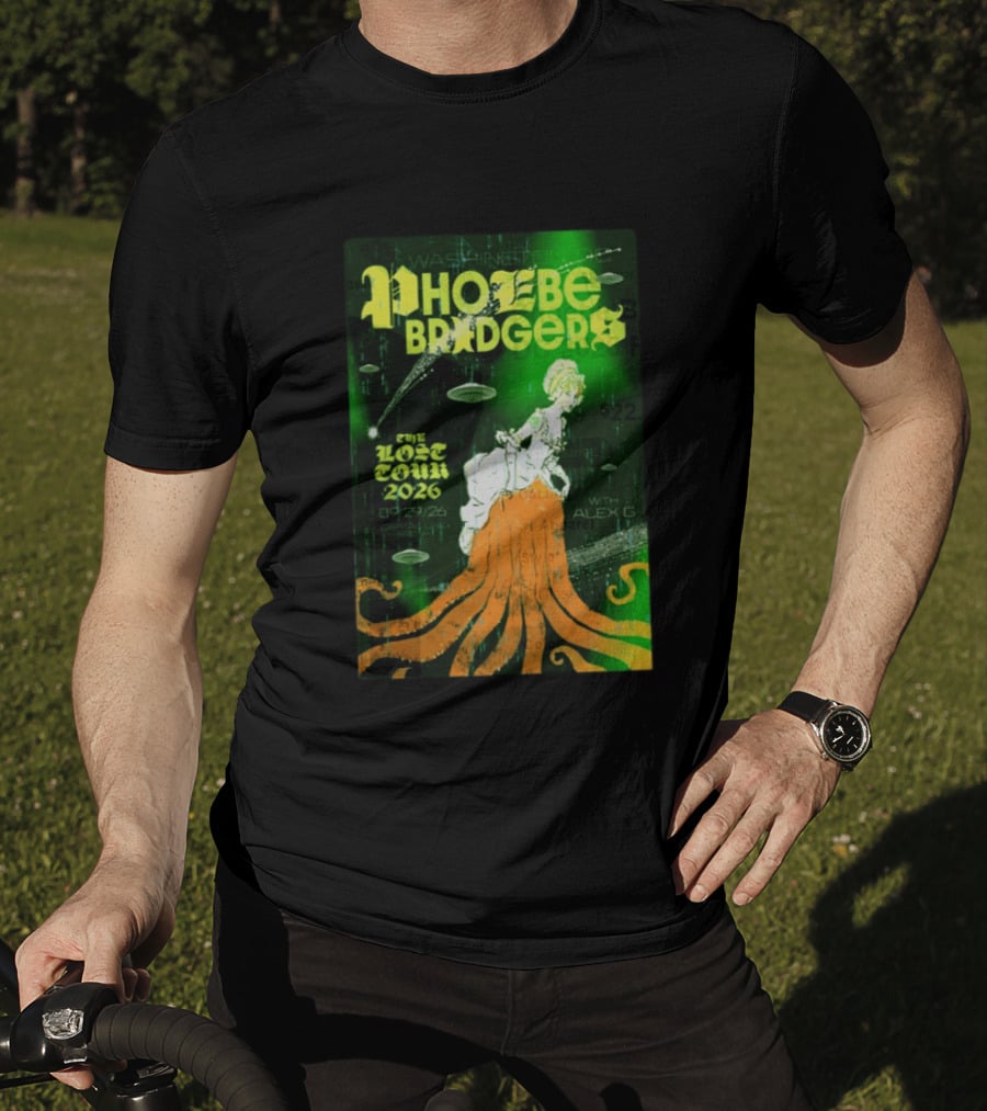 Phoebe Bridgers The Lost Tour 2026 Washington DC 09/29/26 With Alex G T-Shirt