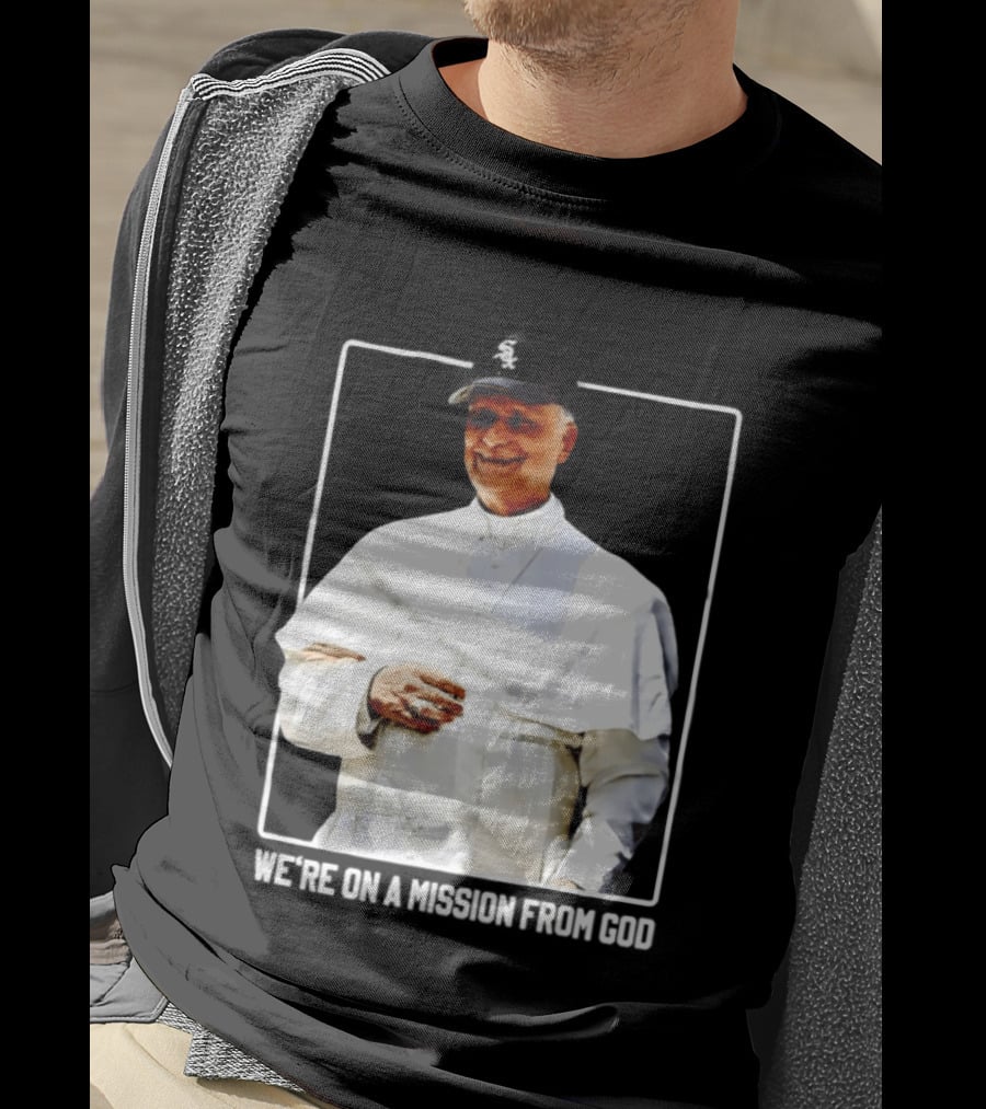 Pope Leo South Side Chicago White Sox We're On A Mission From God T-Shirt