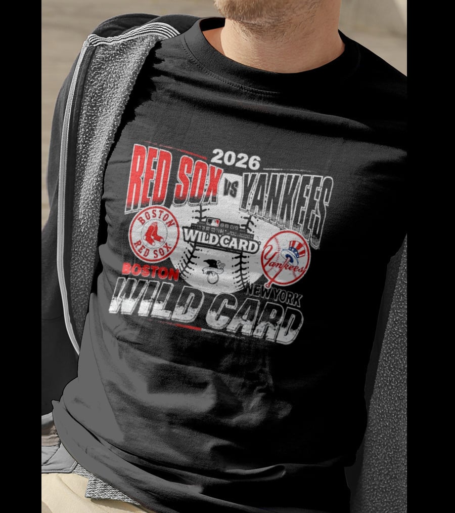 2026 Boston Red Sox Vs New York Yankees Wild Card Matchup T-Shirt