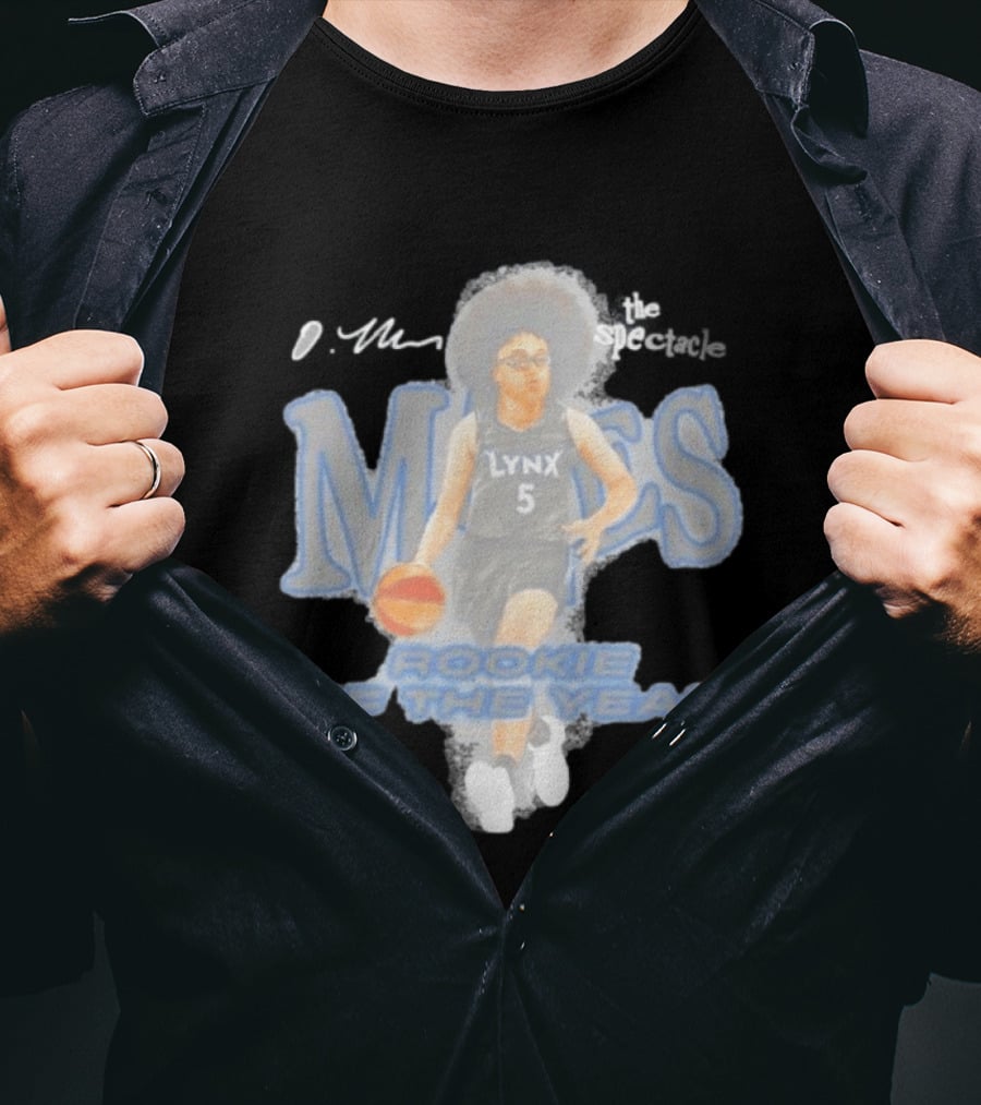 Olivia Miles Minnesota Lynx Playa Society Rookie Of The Year 2026 T-Shirt