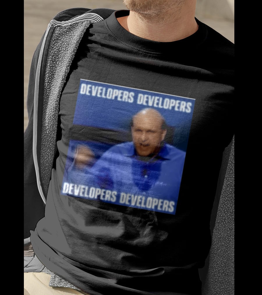 Developers Developers Developers Developers Steve Ballmer X4 T-Shirt