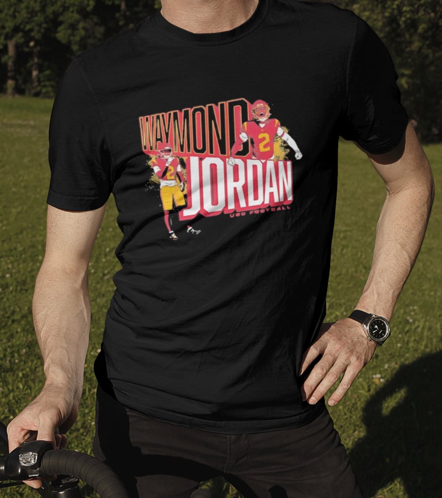 Waymond Jordan USC Trojans NCAA Football Number 2 T-Shirt