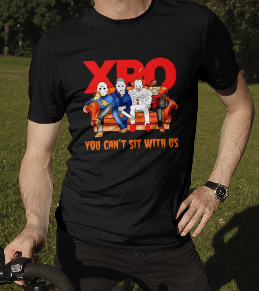 XPO Horror Movie Friends Halloween 2026 You Can't Sit With Us T-Shirt
