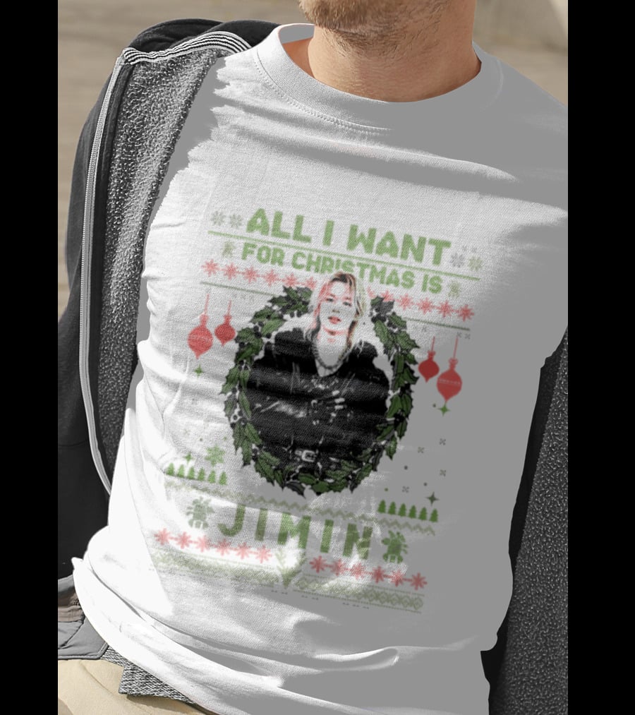 All I Want For Christmas Is Jimin BTS Ugly Christmas T-Shirt