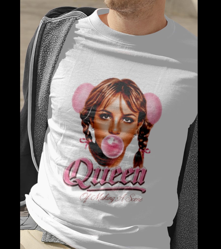 Britney Spears Queen Bubblegum Pop Princess Scene T-Shirt