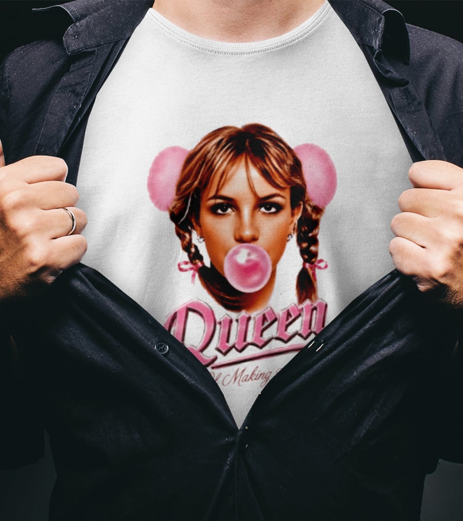 Britney Spears Queen Bubblegum Pop Princess Scene T-Shirt