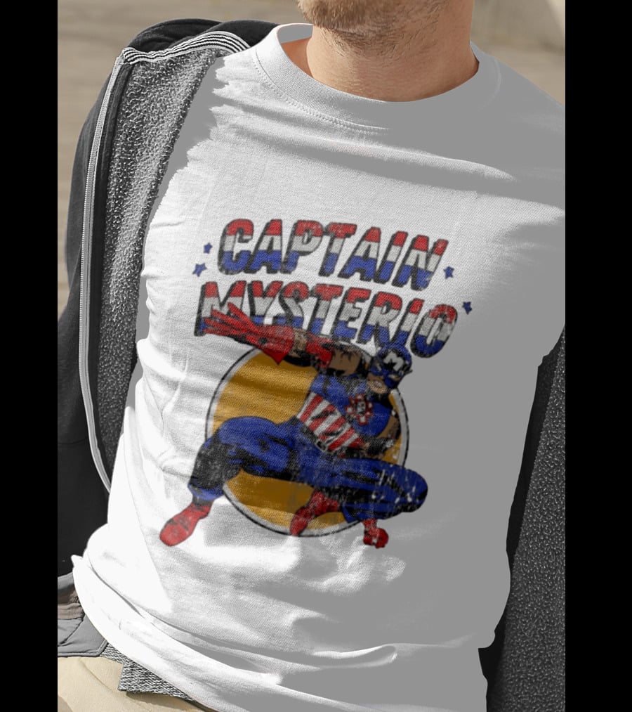 Captain Mysterio Lucha Libre Marvel Comics Mashup T-Shirt