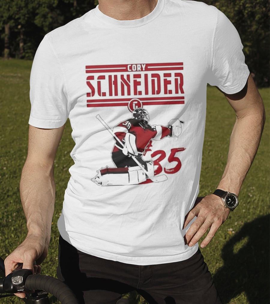 Cory Schneider New Jersey Devils Hockey Player 35 T-Shirt