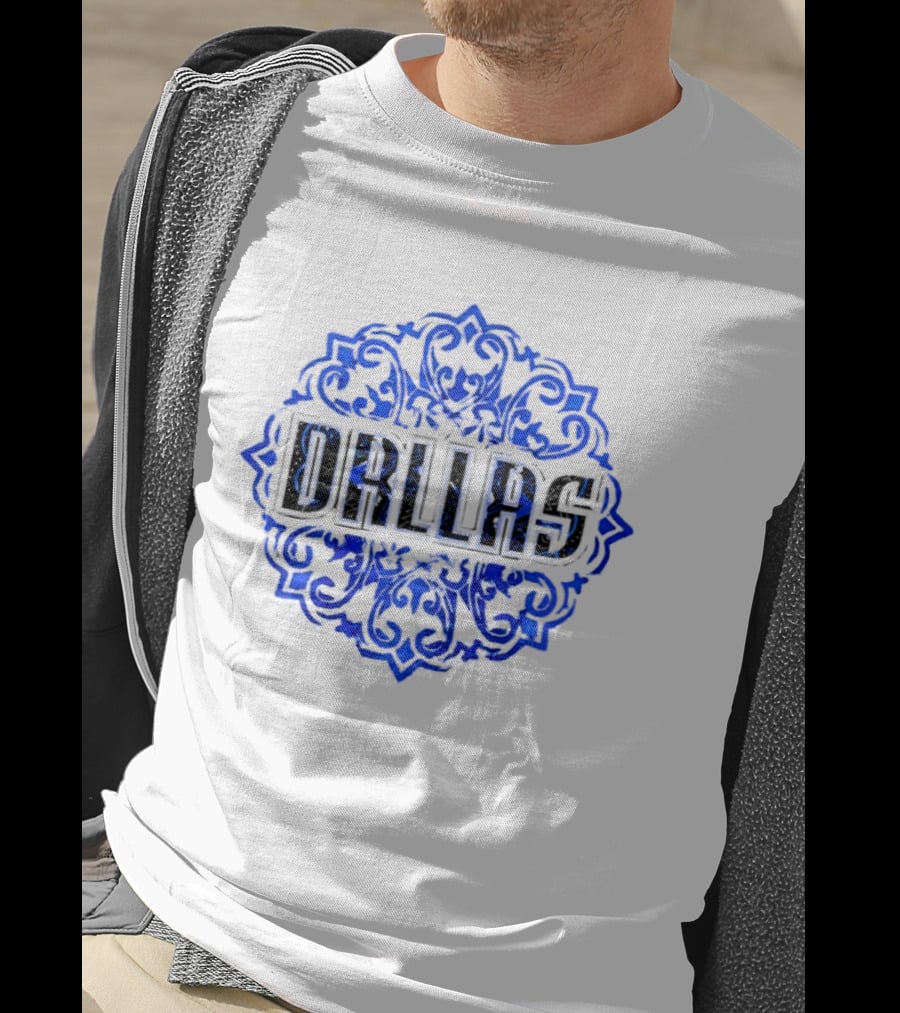 Dallas Mavericks 2026 South Asian Celebration Basketball Dual Sided ORLLAS Decor T-Shirt