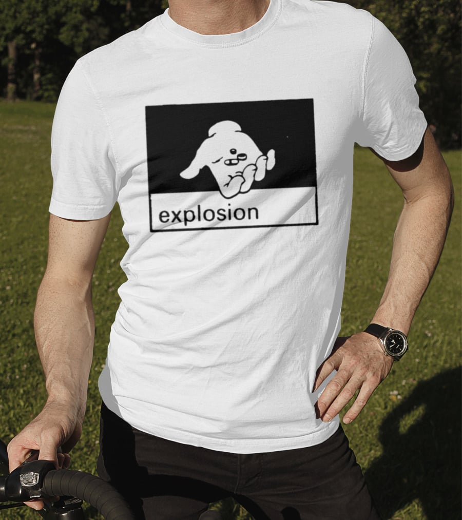 Explosion Hand Holding Pills Medication T-Shirt