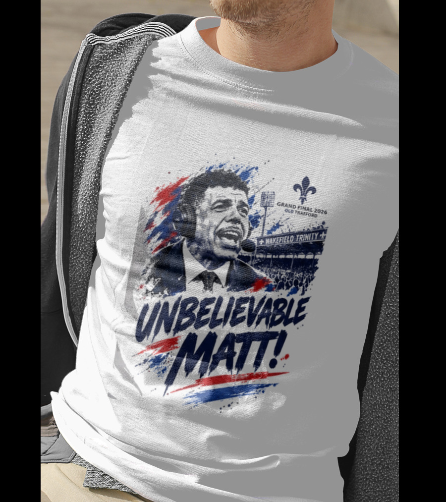 Grand Final 2026 Unbelievable Matt Fleur De Lis Stadium Announcer T-Shirt