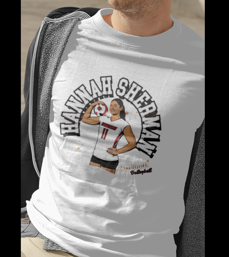 Hannah Sherman Louisville Cardinals Volleyball NCAA T-Shirt