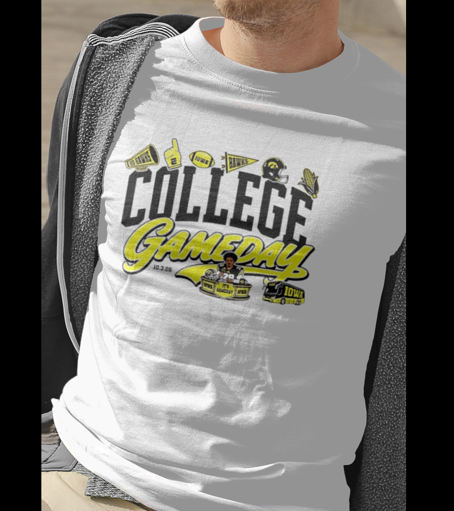 Kamari Moulton College Gameday Iowa Hawkeyes 2026 ESPN T-Shirt
