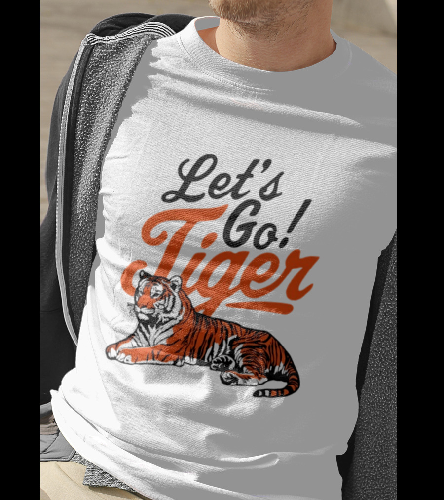 Let's Go Tiger Cincinnati Bengals Football Fan Gear T-Shirt