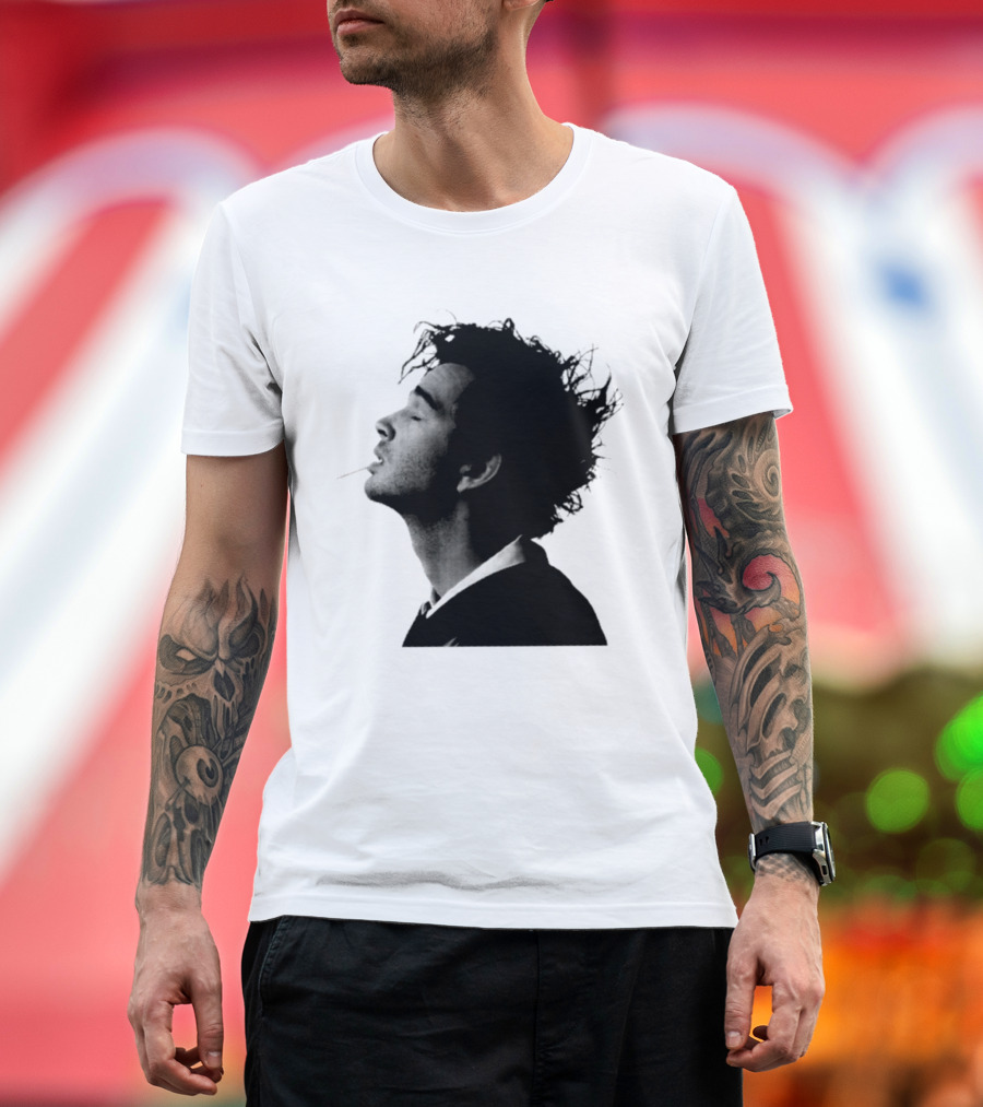 Matty Healy The 1975 Indie Rock Alternative Silhouette Smoking T-Shirt