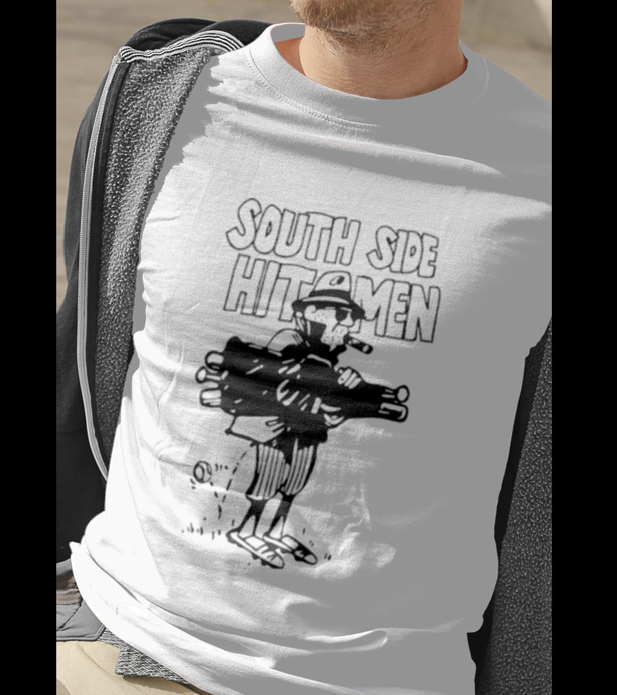 South Side Hit Men Chicago White Sox MLB Character With Bat T-Shirt