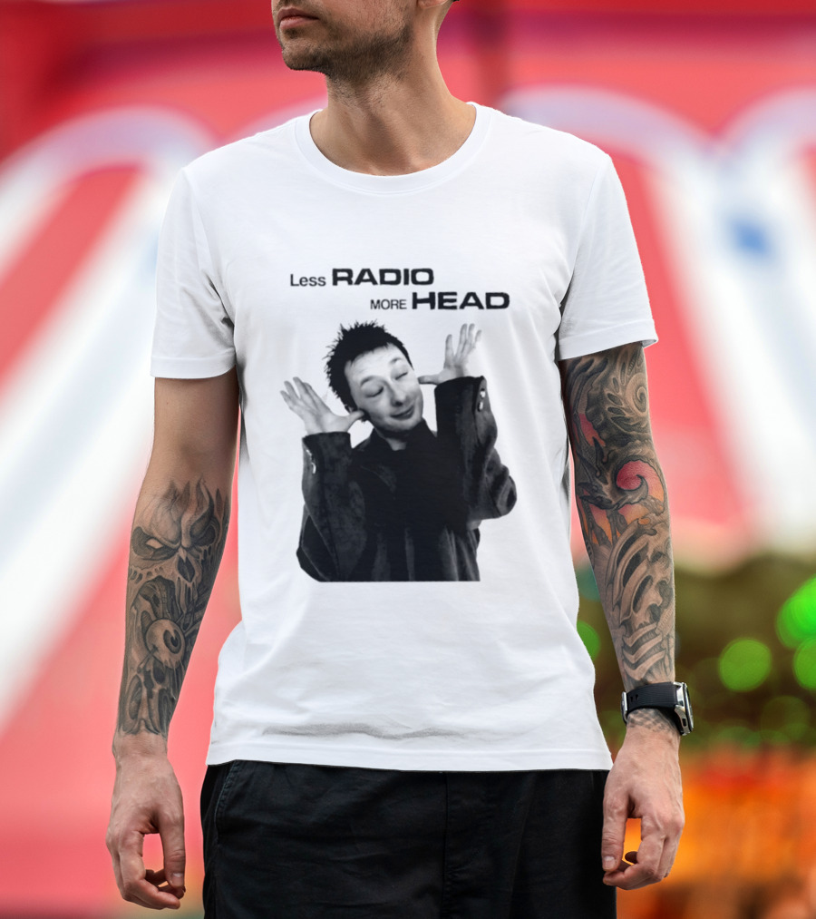 Thom Yorke Less Radio More Head Radiohead T-Shirt