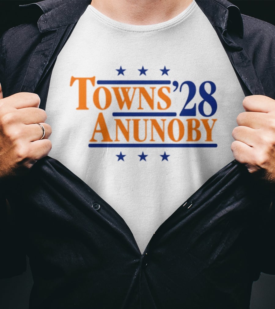Towns Anunoby 28 New York Knicks Stars T-Shirt