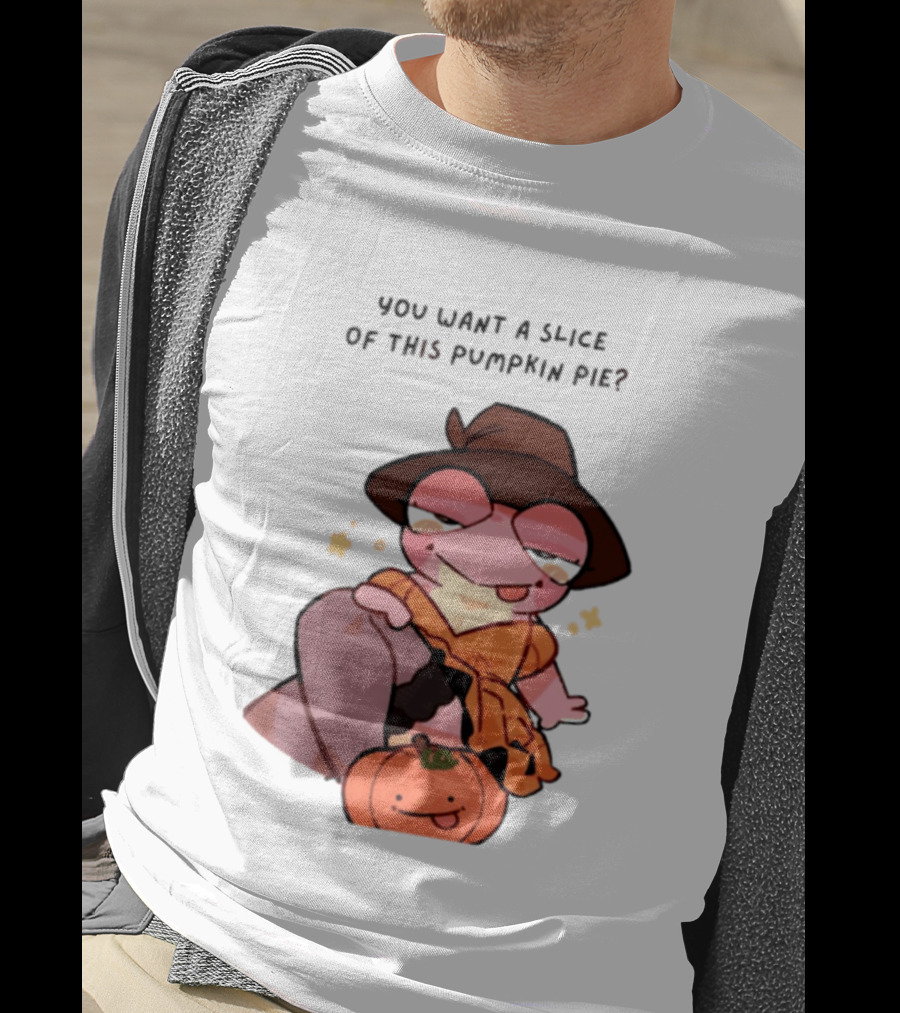 You Want A Slice Of This Pumpkin Pie Frog In Witch Hat With Pumpkin T-Shirt