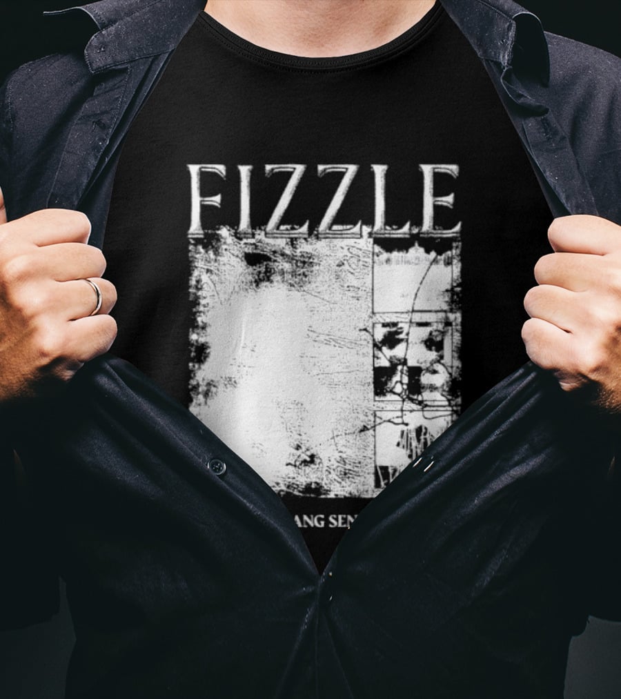 Fizzle Berlinang Sendirian Indie Rock Music T-Shirt