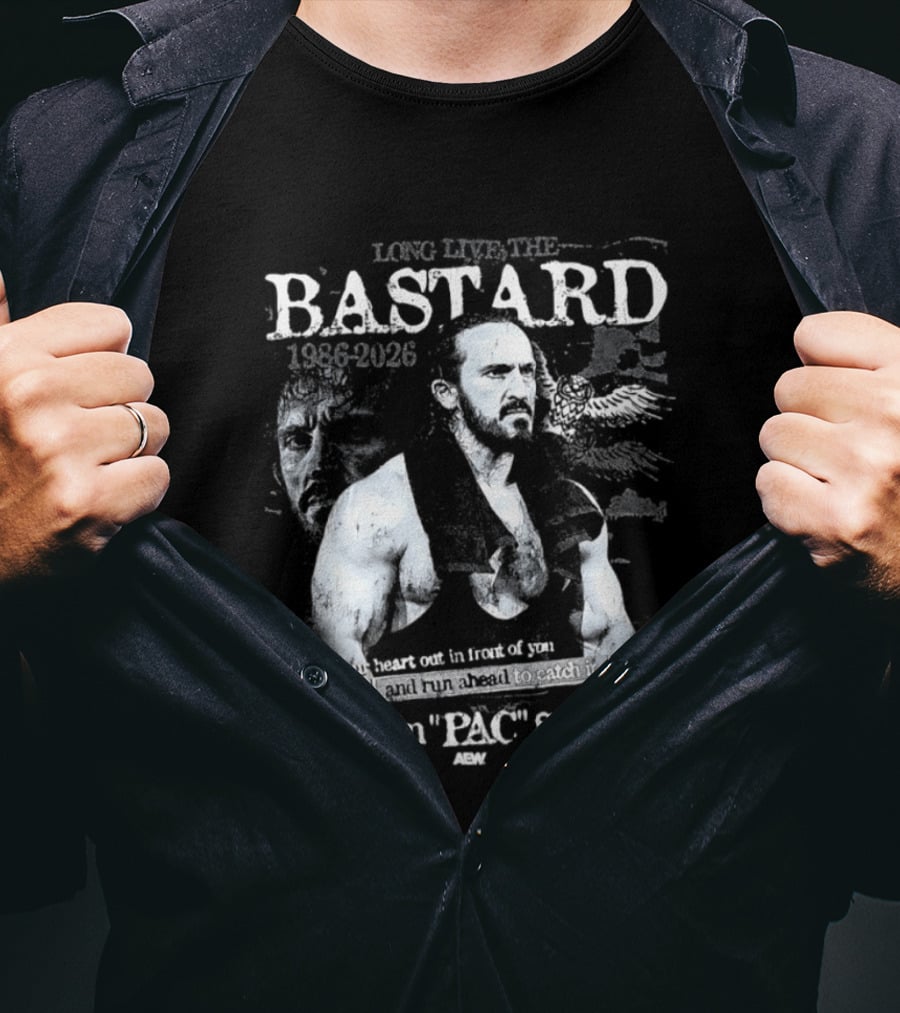 Benjamin PAC Satterley Bastard 1986 2026 Throw Your Heart In Front T-Shirt