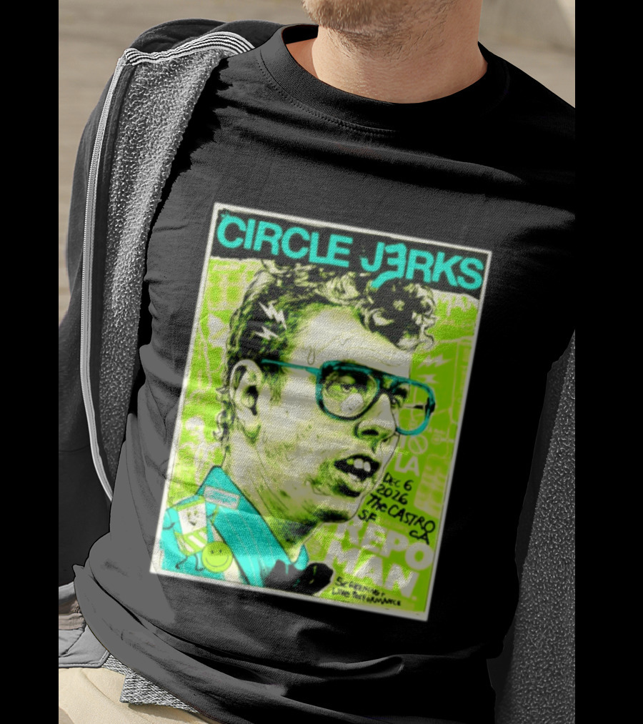 Circle Jerks Repo Man Screening Dec 6 2026 The Castro SF Live Performance T-Shirt