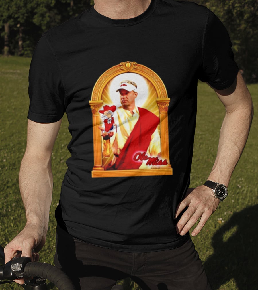 Lane Kiffin Ole Miss Colonel Reb Archway T-Shirt