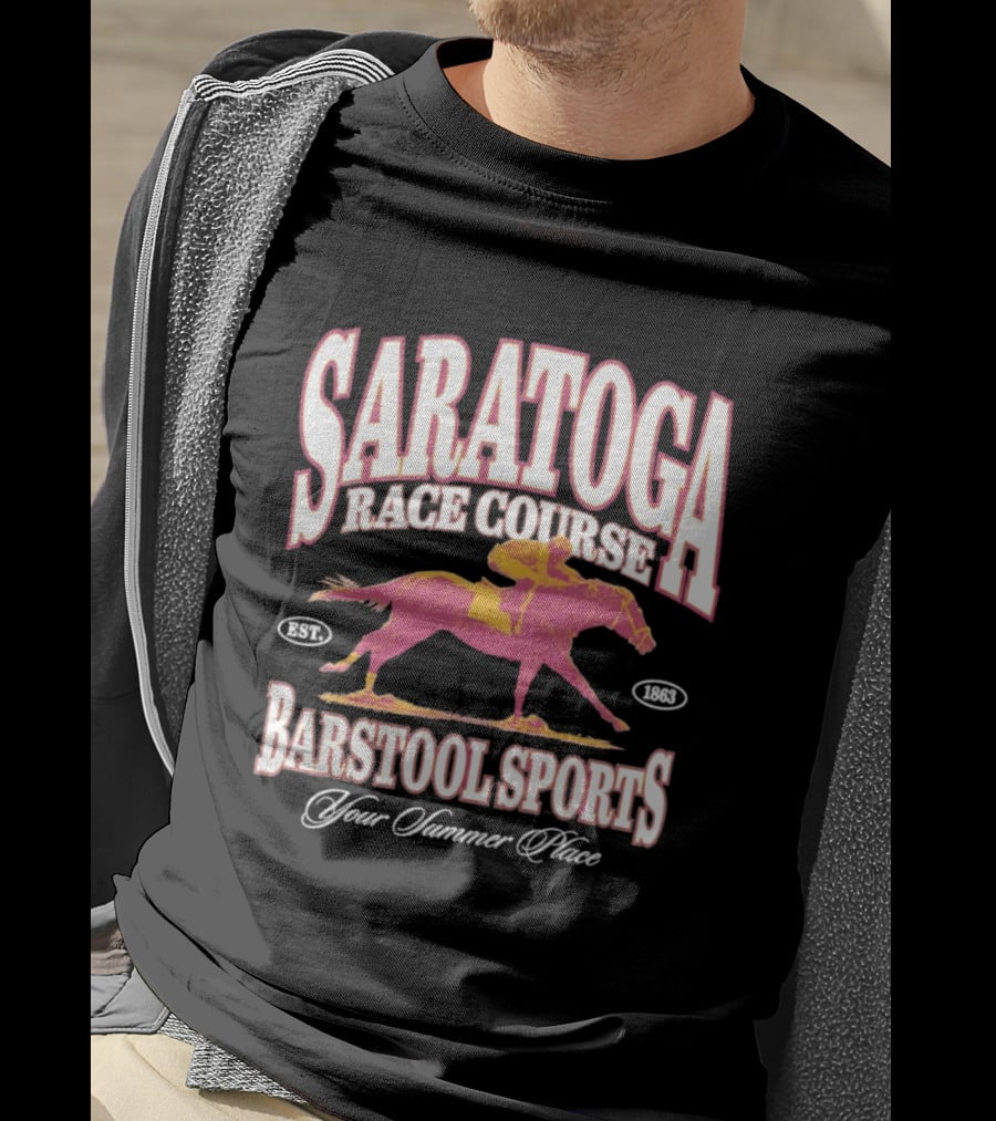 Saratoga Race Course Barstool Sports Your Summer Place T-Shirt