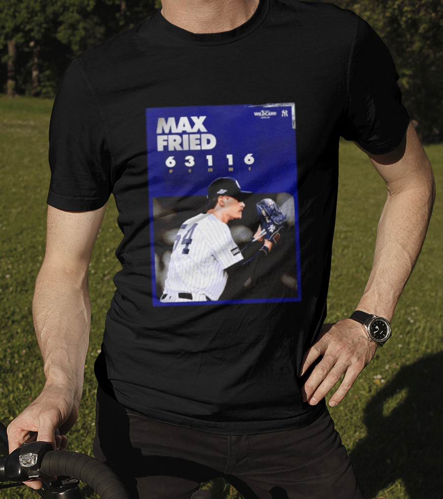 Max Fried 2026 Wild Card New York Yankees Pitching Stats T-Shirt