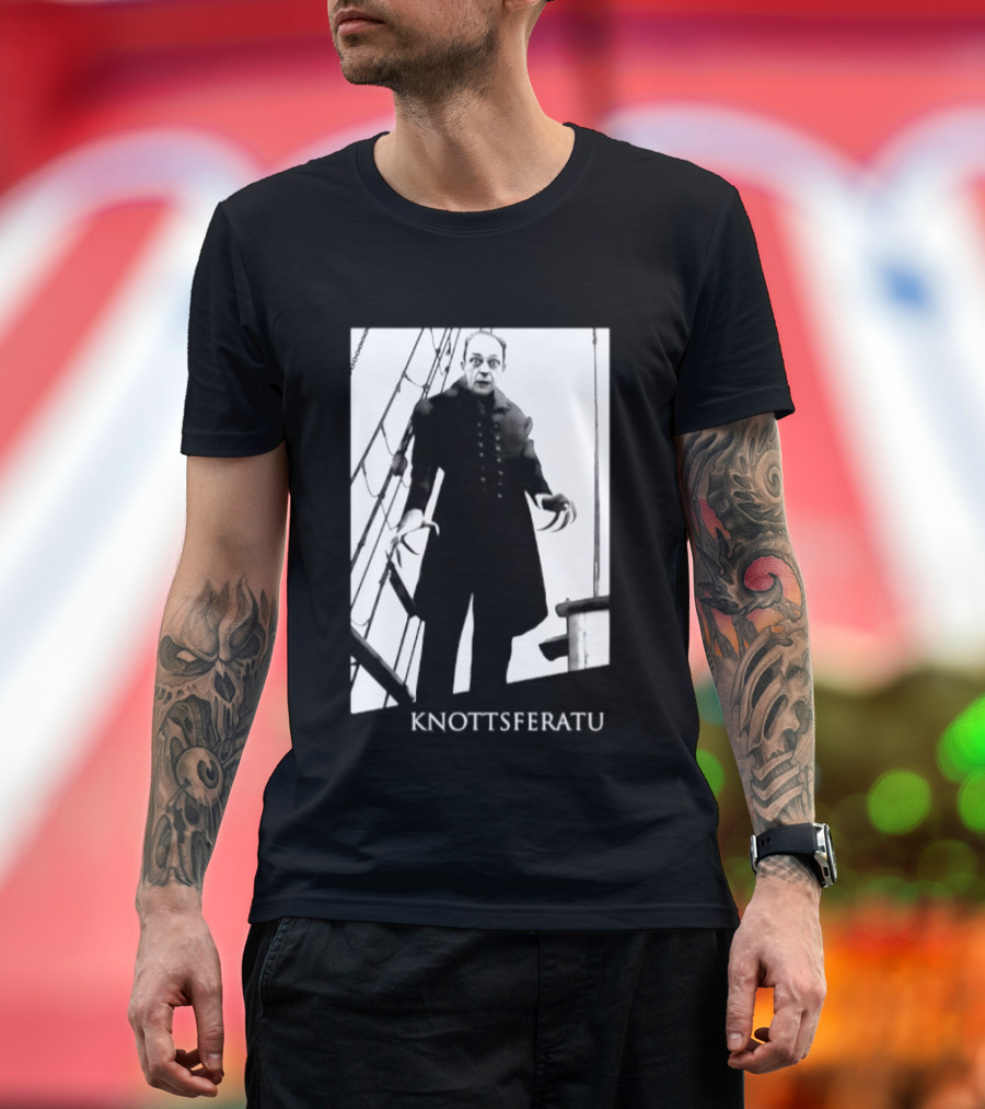Don Knotts Knottsferatu Nosferatu Horror Comedy Mashup T-Shirt