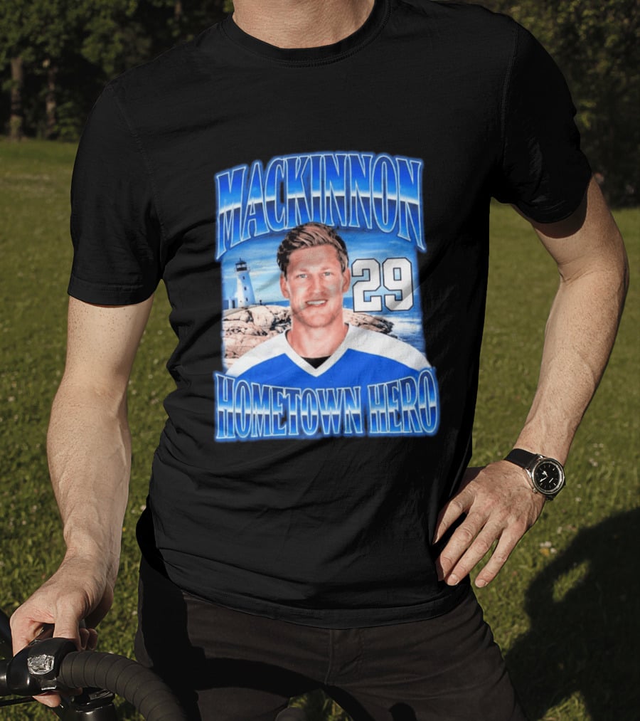 Mackinnon 29 Hometown Hero Lighthouse Scene T-Shirt