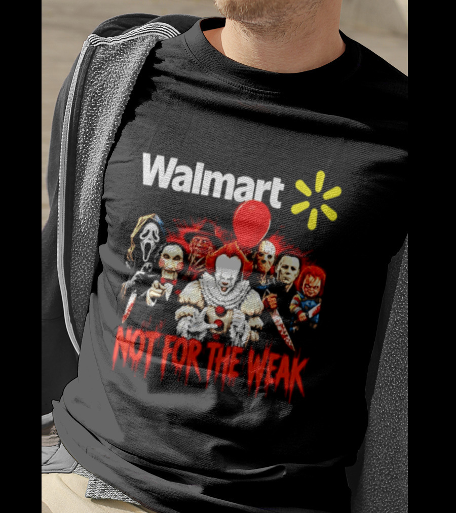 Walmart Not For The Weak Horror Movie Icons Friends Halloween 2026 T-Shirt
