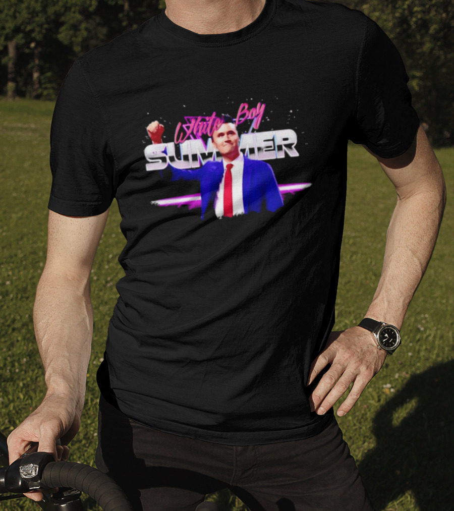 White Boy Summer Vibe Charlie Kirk Celebration T-Shirt
