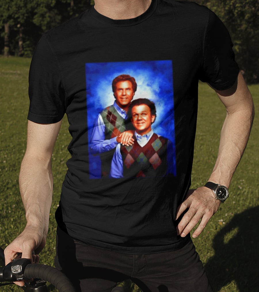 Will Ferrell John C Reilly Step Brothers Argyle Sweater T-Shirt