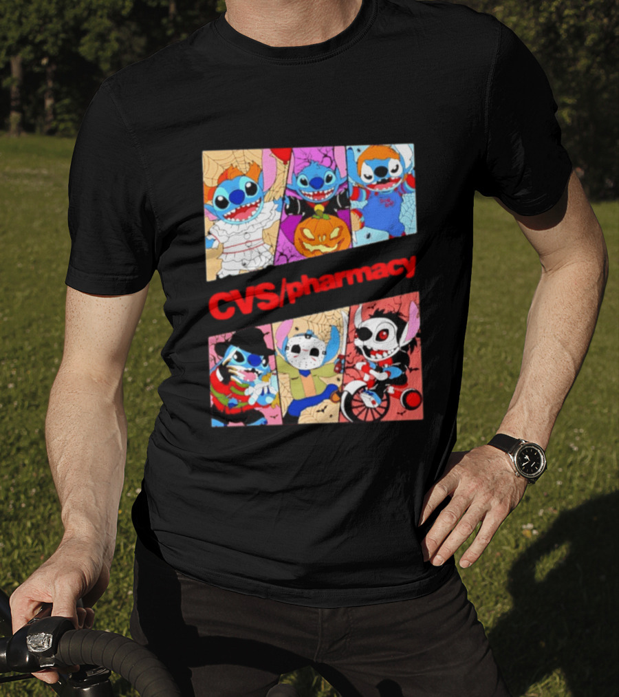 Stitch Horror Halloween CVS Pharmacy 2026 Movie T-Shirt