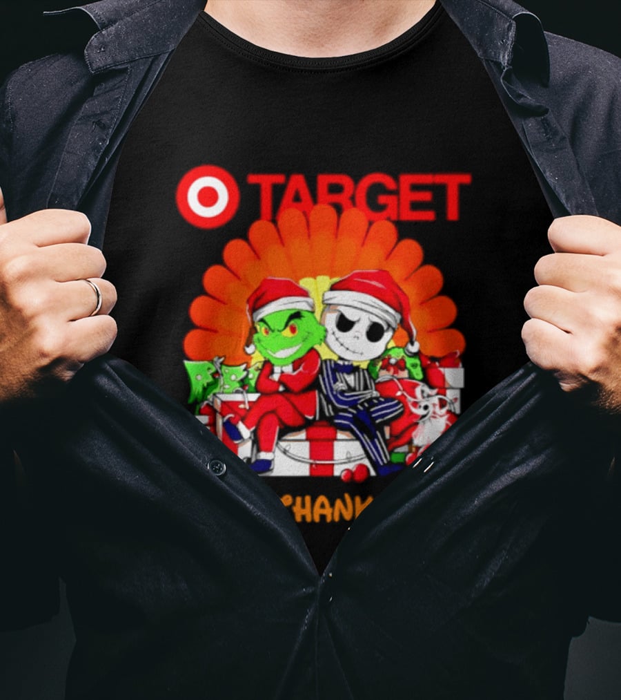 Target Grinch Jack Skellington Hallothanksmas 2026 T-Shirt