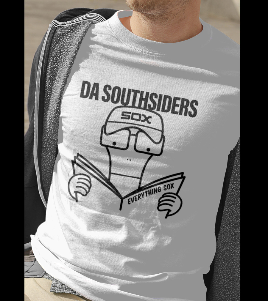 DA SOUTHSIDERS SOX EVERYTHING SOX Cartoon Reading T-Shirt