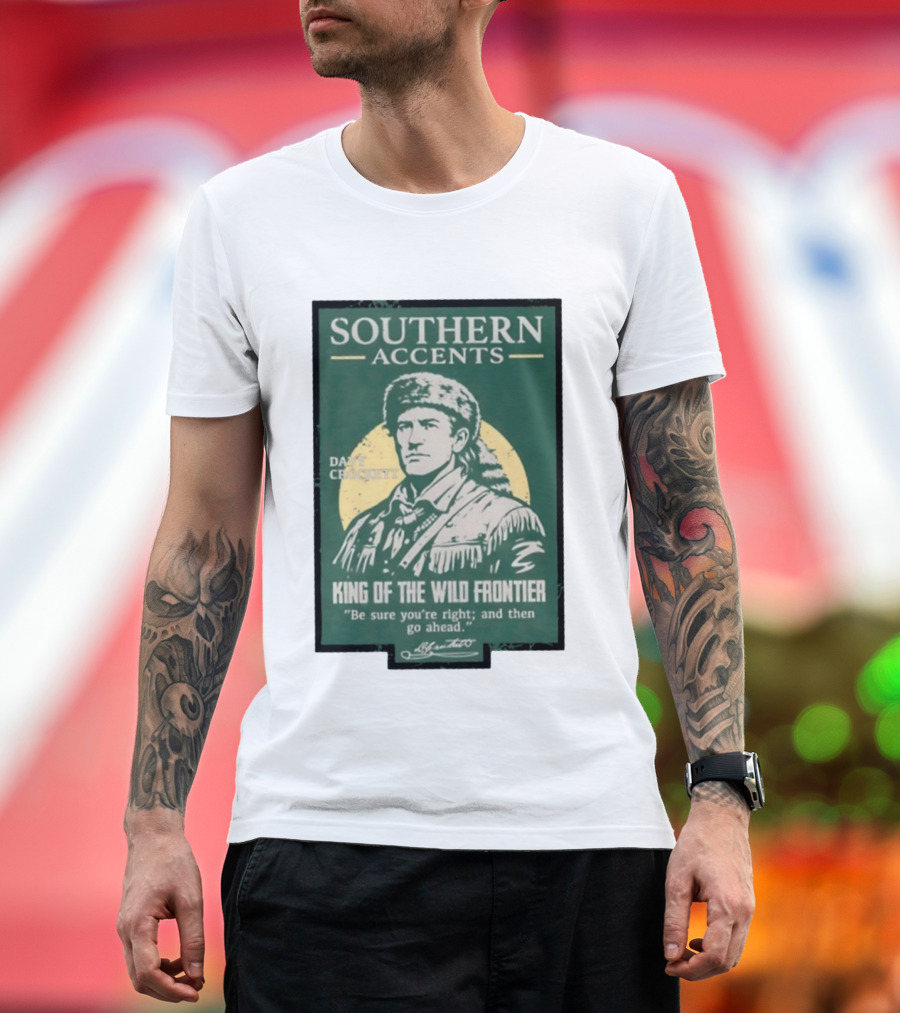 Southern Accents Davy Crockett King Of The Wild Frontier T-Shirt