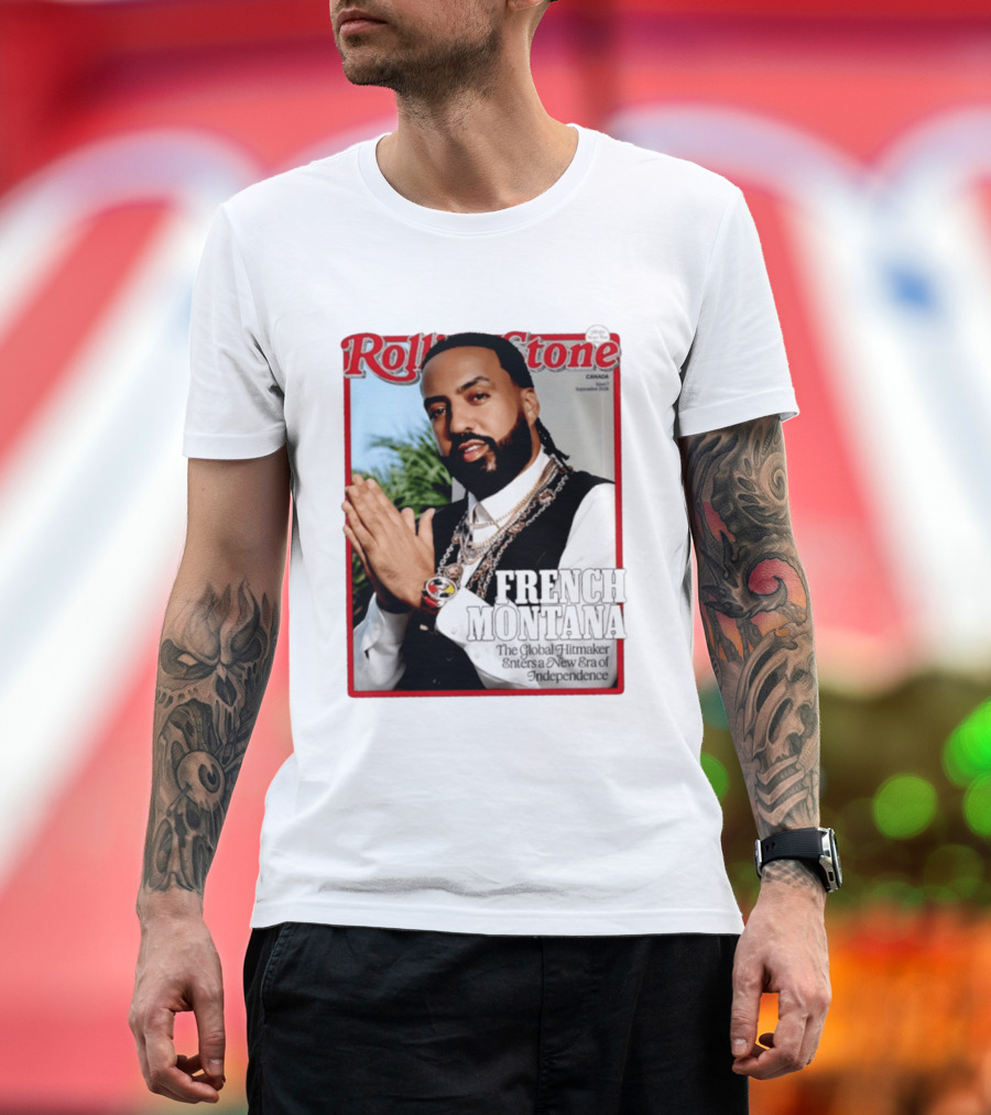 Rolling Stone Canada September 2026 French Montana Global Hitmaker New Era Of Independence T-Shirt