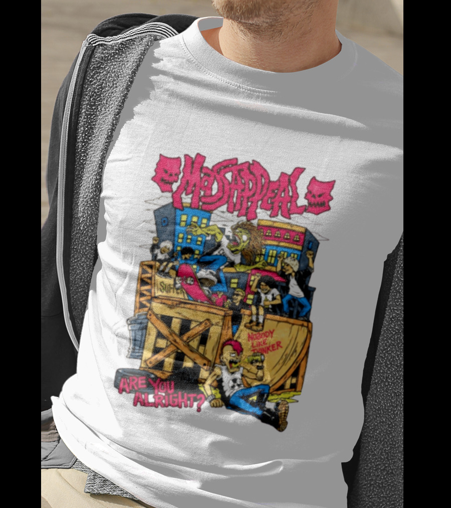Massappeal Are You Alright Nobody Like Thinker Suffer Skateboarding Scene T-Shirt
