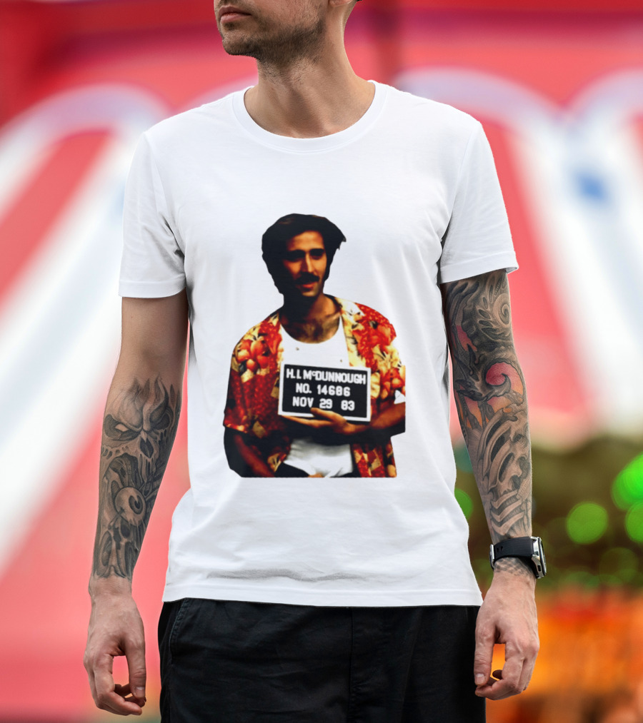 Nicolas Cage HI McDunnough Shot No. 14686 Raising Arizona November 29 83 T-Shirt