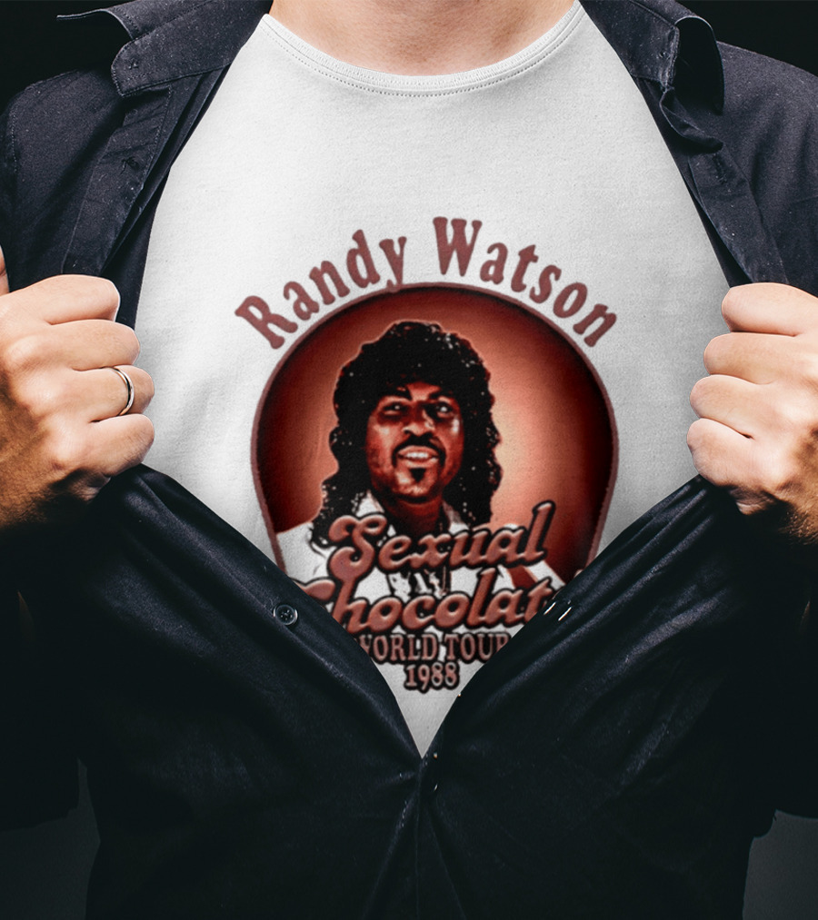 Randy Watson Sexual Chocolate World Tour 1988 Retro Concert T-Shirt