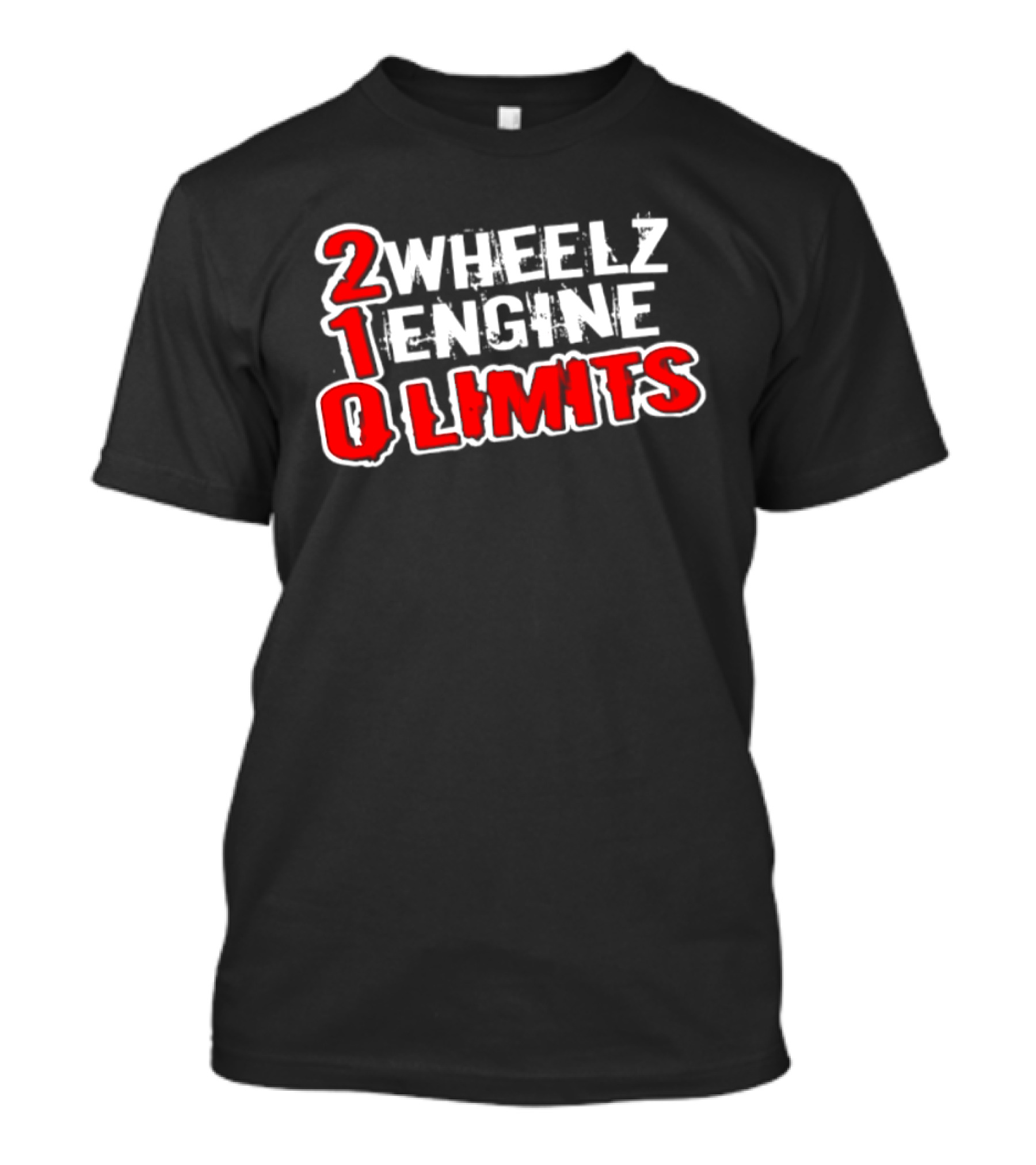 2 Wheelz Engine Limits 210 Biker T-Shirt