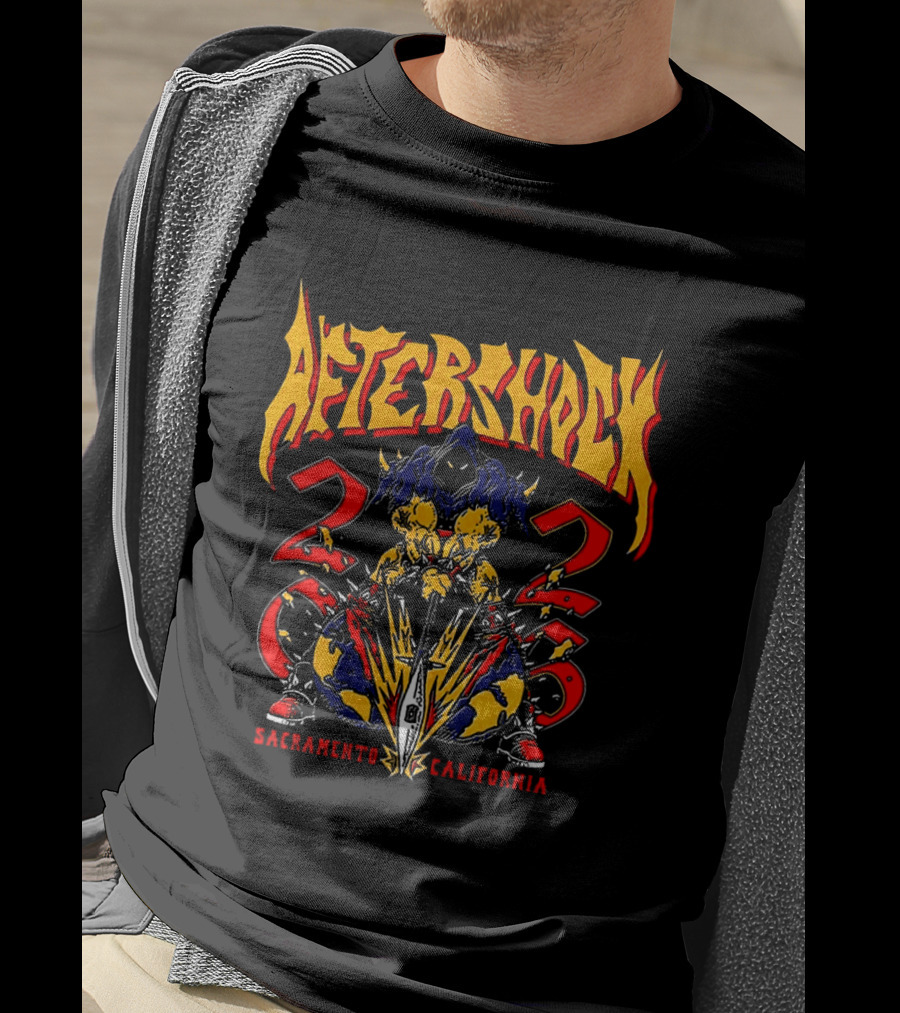 Aftershock Festival 2026 Sacramento California October 1 4 Eternia Event T-Shirt
