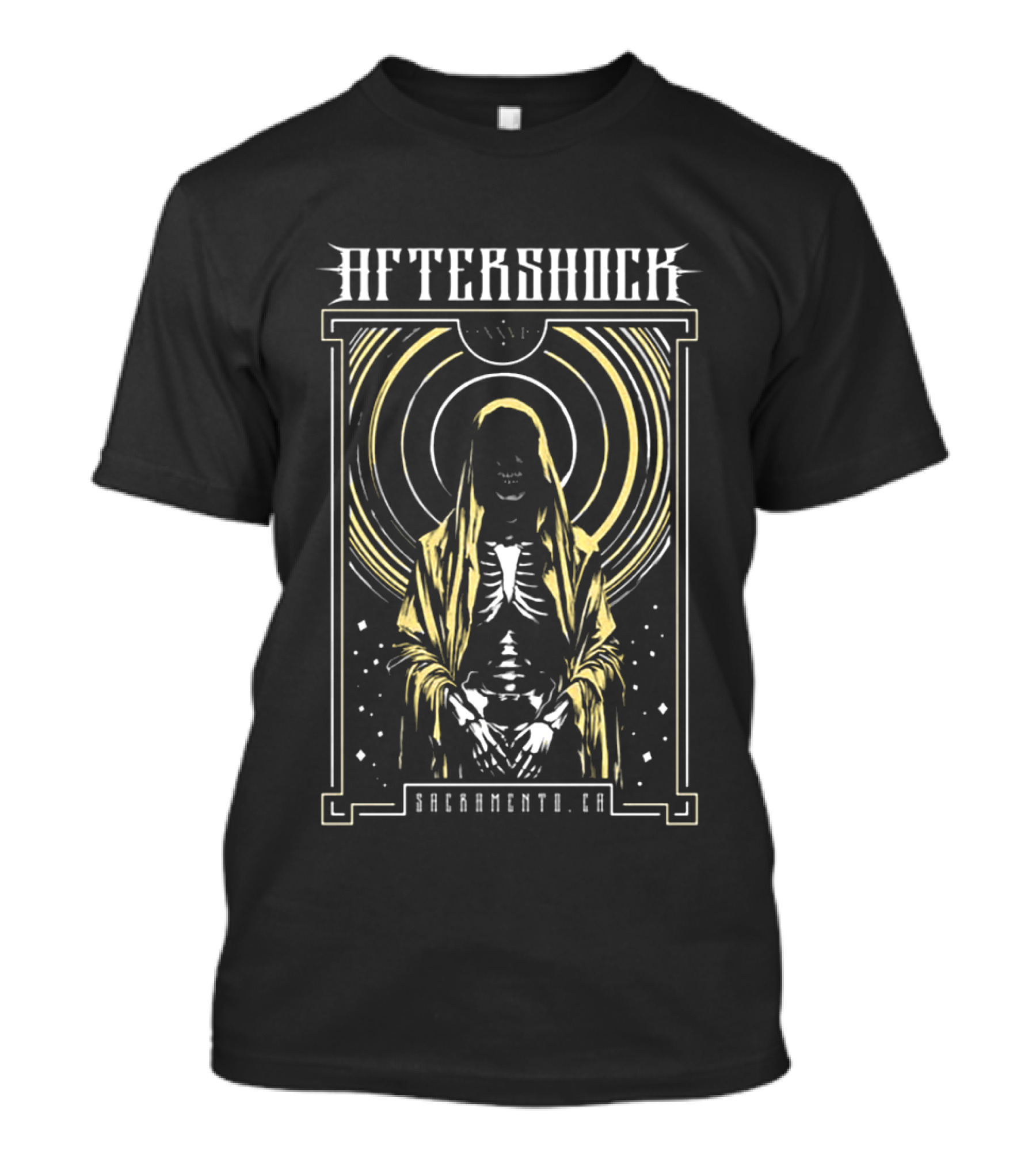 Aftershock Festival Sacramento CA Night Wish October 1 4 2026 Skeleton T-Shirt