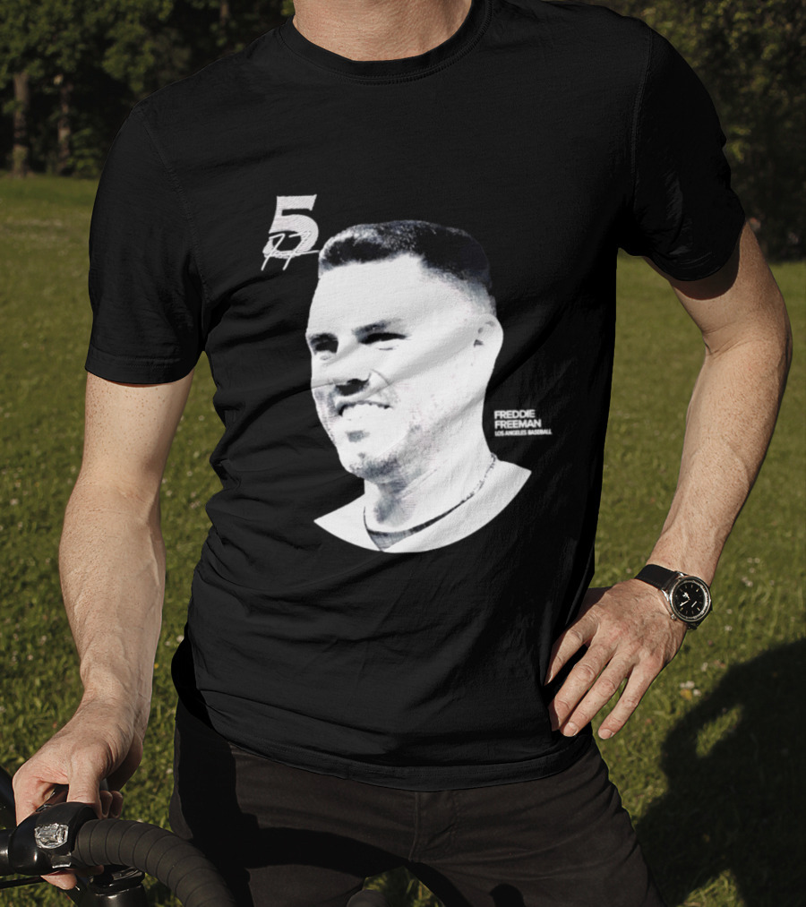 Freddie Freeman Number 5 Los Angeles Dodgers MLB 2026 Lineage Series T-Shirt