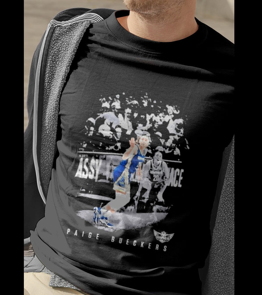 Alysha Clark Assist Paige Bueckers Wings T-Shirt