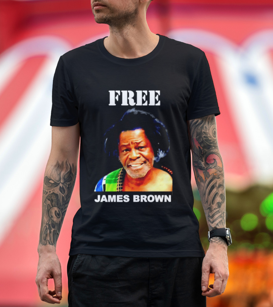 FREE James Brown Godfather Of Soul Funk T-Shirt
