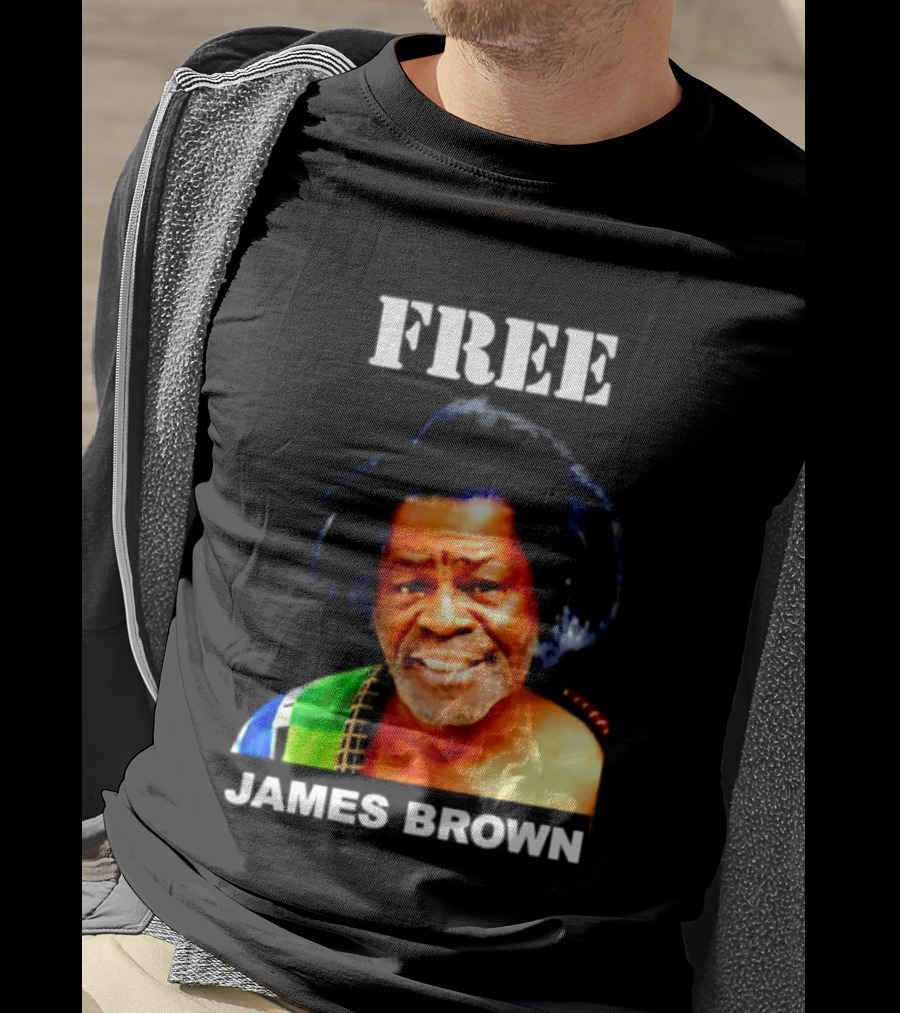 FREE James Brown Godfather Of Soul Funk T-Shirt