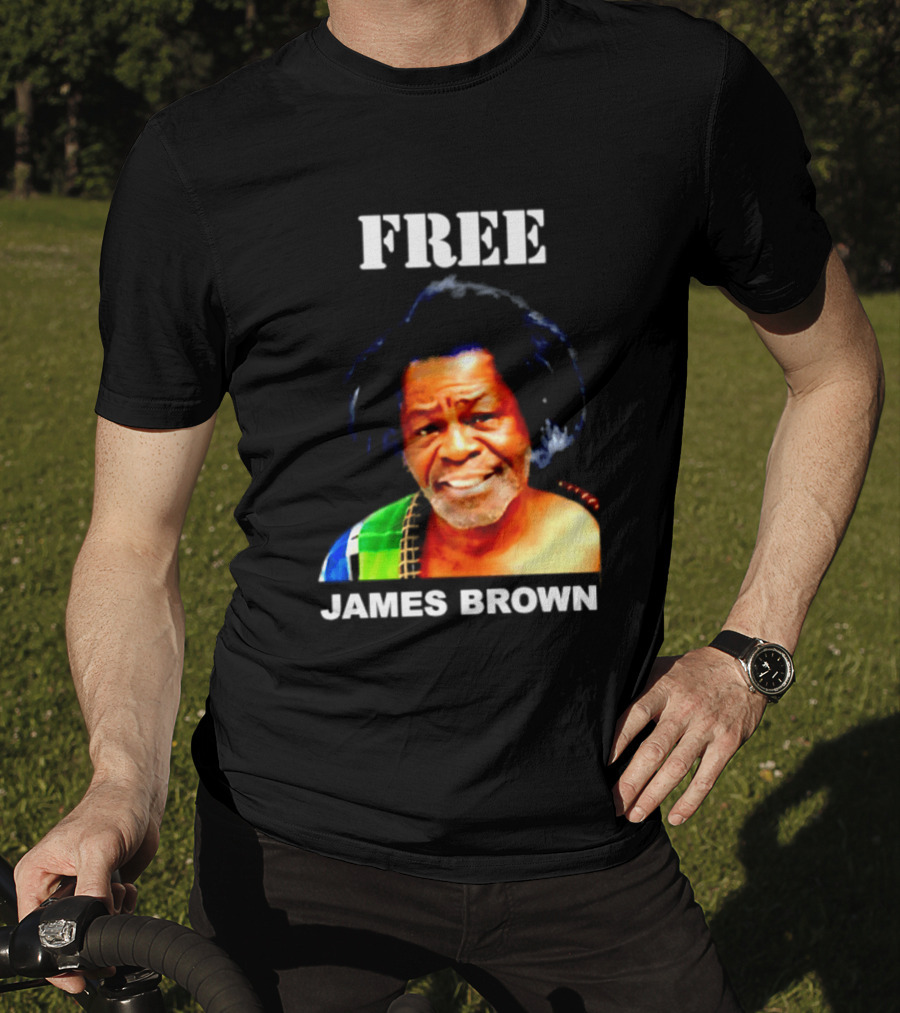 FREE James Brown Godfather Of Soul Funk T-Shirt